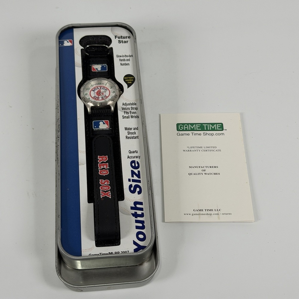 Watch Boston Red Sox MLB Youth  Black Adjustable UNTESTED